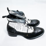 (OTHER) MADE IN ITALY CHRISTIAN DIOR X JOHN GALLIANO WING TIP 6HOLE LACE UP BOOTS