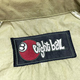 (VINTAGE) 1990'S eight ball DRIZZLER JACKET WITH REFLECTOR