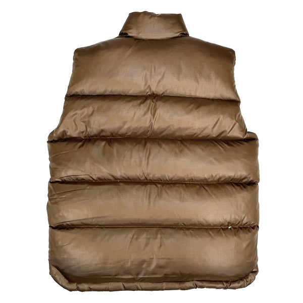 (DESIGNERS) 1990'S GOOD ENOUGH ROUND POCKET DESIGN RIP STOP DOWN VEST ...