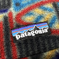 (VINTAGE) 1990'S MADE IN USA PATAGONIA TOTAL PATTERN SNAP T PULLOVER FLEECE JACKET