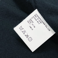(DESIGNERS) 2006 UNDERCOVERISM SLEEVE LEATHER SWEAT SHIRT VARSITY JACKET