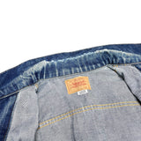 (VINTAGE) 1970'S MADE IN USA Levi's 70505 BIG E? 2 POCKET DENIM TRUCKER JACKET WITH CARE TAG