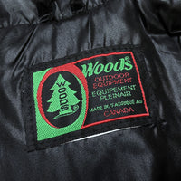 (VINTAGE) 1990'S MADE IN CANADA WOODS HOODED DOWN VEST