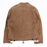 (DESIGNERS) 1990'S MADE IN ITALY HUSSEIN CHALAYAN LAYERED DESIGN RIDERS JACKET