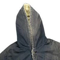 (DESIGNERS) 2000'S UNDERCOVERISM DISTRESSED EFFECT 4 POCKET SHERPA HOODED TRUCKER JACKET