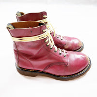 (OTHER) MADE IN ENGLAND DR MARTENS 8 HOLE LACE UP BOOTS