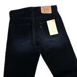 (VINTAGE) DEAD STOCK NEW 2000'S Levi's 505 OVER DYED DISTRESSED EFFECT CORDUROY PANTS