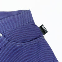 (DESIGNERS) MADE IN POLAND agnes b. homme STRIPED PATTERN 5 POCKET PANTS