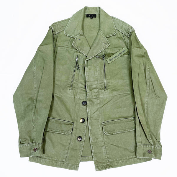 (DESIGNERS) MADE IN TUNISIA A.P.C. F2 TYPE MILITARY JACKET