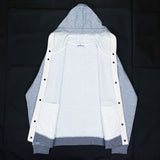 (DESIGNERS) 2000'S MADE IN ITALY STONE ISLAND HOODED SWEAT SHIRT CARDIGAN