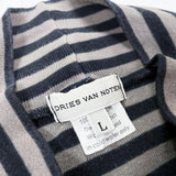 (DESIGNERS) MADE IN BELGIUM DRIES VAN NOTEN STRIPED BOTTLENECK SHIRT