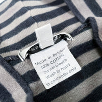 (DESIGNERS) MADE IN BELGIUM DRIES VAN NOTEN STRIPED BOTTLENECK SHIRT