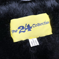 (VINTAGE) 1990'S The 24 Collection B-3 TYPE SHERPA LEATHER FLIGHT JACKET