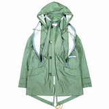 (DESIGNERS) 1990'S FINAL HOME 2WAY DESIGN HOODED FISHTAIL COAT