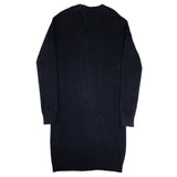 (DESIGNERS) 2000'S MADE IN ITALY RAF by RAF SIMONS LOGO EMBROIDERED LONG LENGTH KNIT CARDIGAN