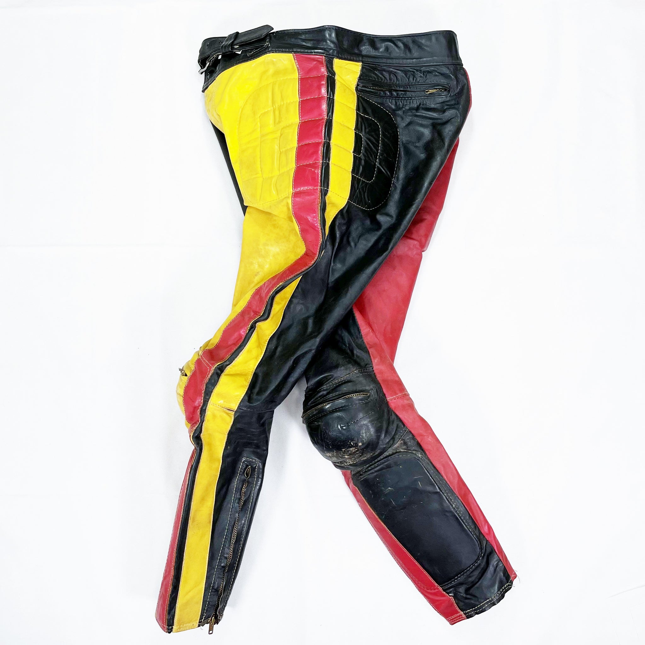 70s vintage leather pants モーターサイクル　フレア 70s AMF Harley-Davidson ハーレー ダビッドソン レザーパンツ