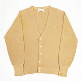 (VINTAGE) 1980'S MADE IN USA CHRISTIAN DIOR LOGO EMBROIDERED KNIT CARDIGAN