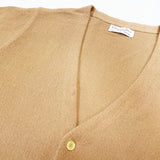 (VINTAGE) 1980'S MADE IN USA CHRISTIAN DIOR LOGO EMBROIDERED KNIT CARDIGAN