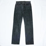 (VINTAGE) 1980'S MADE IN USA Levi's 501 YARN DYEING BLACK DENIM PANTS