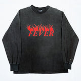 (BORO) 1980'S MADE IN USA FEVER FLAME PRINT LONG SLEEVE T-SHIRT