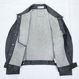(VINTAGE) DEAD STOCK NEW 2000'S Levi's ENGINEERED JEANS 2 POCKET BLACK DENIM TRUCKER JACKET