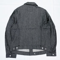 (VINTAGE) DEAD STOCK NEW 2000'S Levi's ENGINEERED JEANS 2 POCKET BLACK DENIM TRUCKER JACKET