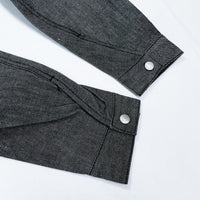 (VINTAGE) DEAD STOCK NEW 2000'S Levi's ENGINEERED JEANS 2 POCKET BLACK DENIM TRUCKER JACKET