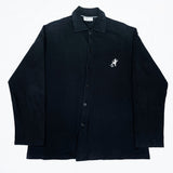(DESIGNERS) 1990'S agnes b. homme LIZARD EMBROIDERED BOX SHIRT