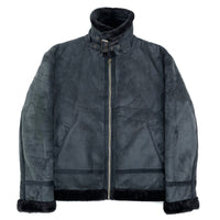 (DESIGNERS) 2000'S KANSAI JEANS YAMOTO KANSAI B-3 TYPE FAUX SHEARLING FLIGHT JACKET