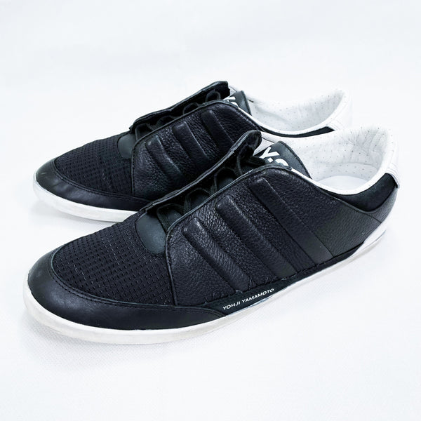 (OTHER) 2012 Y-3 LEATHER X NYLON PANELED SNEAKER