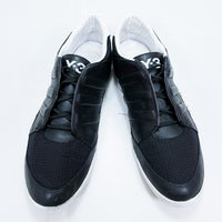 (OTHER) 2012 Y-3 LEATHER X NYLON PANELED SNEAKER