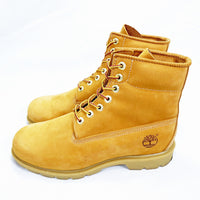 (OTHER) TIMBERLAND NUBUCK LEATHER 6 INCH LACE UP BOOTS