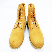 (OTHER) TIMBERLAND NUBUCK LEATHER 6 INCH LACE UP BOOTS