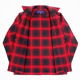 (DESIGNERS) NEPENTHES SHADOW PLAID OPEN COLLAR BOX SHIRT