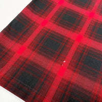 (DESIGNERS) NEPENTHES SHADOW PLAID OPEN COLLAR BOX SHIRT