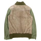 (DESIGNERS) MADE IN ITALY OFFICINE VINNCI NUBUCK LEATHER X M-65 REMAKE VALSTER JACKET