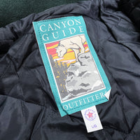 (VINTAGE) DEAD STOCK NEW 1990'S MADE IN USA CANYON GUIDE PLAIN LONG VARSTY JACKET COACH JACKET