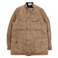 (DESIGNERS) 1990'S MADE IN BRITAIN  NICK ASHLEY FLEECE LINED STAND COLLAR MILITARY JACKET