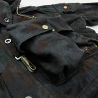(VINTAGE) 1970'S SWISS ARMY M-1960 ALPEN CAMOUFLAGE GARMENT DYED MILITARY MOUNTAIN JACKET