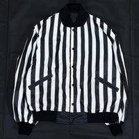 (VINTAGE) 1970'S MADE IN USA BUTWIN REVERSIBLE REFEREE JACKET VARSITY JACKET
