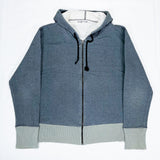 (DESIGNERS) 1990'S MADE IN PORTUGAL Levi's RED IRREGULAR DESIGN ZIP UP HOODIE SWEAT SHIRT