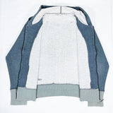 (DESIGNERS) 1990'S MADE IN PORTUGAL Levi's RED IRREGULAR DESIGN ZIP UP HOODIE SWEAT SHIRT