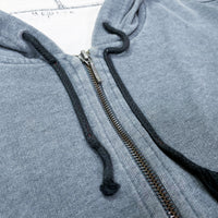 (DESIGNERS) 1990'S MADE IN PORTUGAL Levi's RED IRREGULAR DESIGN ZIP UP HOODIE SWEAT SHIRT