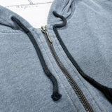 (DESIGNERS) 1990'S MADE IN PORTUGAL Levi's RED IRREGULAR DESIGN ZIP UP HOODIE SWEAT SHIRT